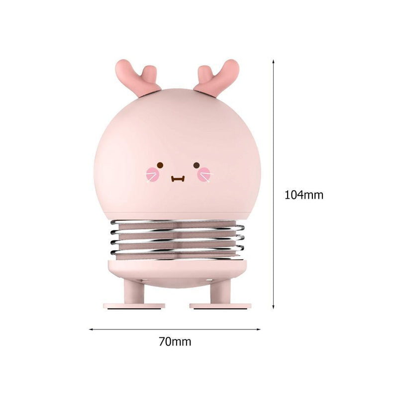 Cute Spring Night Lamp USB Rechargeable Bedside Light Creative Gifts (A)