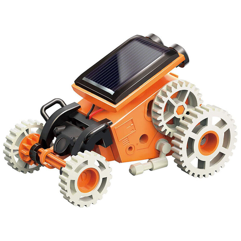 Solar Powered Science Experiment Building Toys Transformation Robot for Kids
