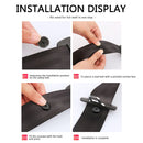 5Pair Car Seat Belt Stopper Spacing Limit Buckle Clip Retainer Stop Button Newly