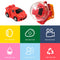 #A 4 Channels 2.4GHz Mini 4WD Wrist Watch Remote Control RC Racing Car Gift for