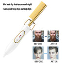 2 in 1 Hair Straightener Curler Electric Heating Comb Hairdressing Styling Tool