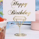 Clamp Heart Shape Photos Clips Table Numbers Holder Clamps Stand Place Card