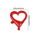 Jewelry Making Findings Necklace Bracelet Heart Clasp Hooks End Connectors