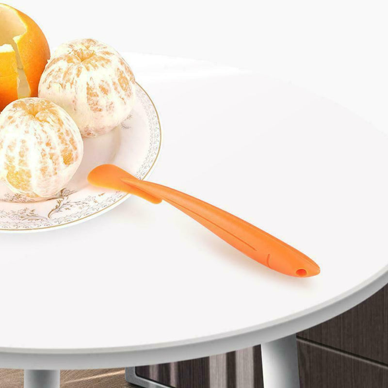 Easy Manual Fruit Citrus Oranges Peeler Slicer Cutter Tools Plastic Kitchen K5P6