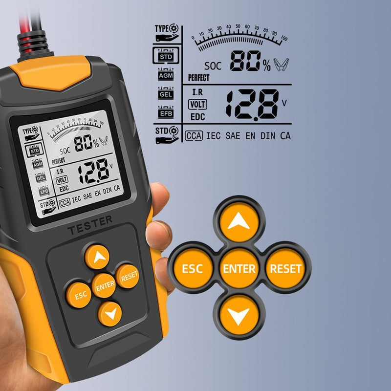 Diagnostic Tool Car Battery Tester for Car Truck Boat Battery Tester Analyzer