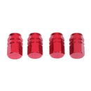 4pcs Aluminum Alloy Car Wheel Tire Valve Air Caps Stem Covers (Red) Newly