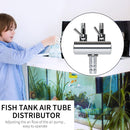 Air Oxygen Pump Aquarium Fish Tank Stainless Steel Splitter Hose (2 Ways) Newly