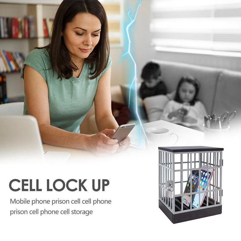 Global Gizmos The Cell Phone Jail Cell Lock Up-Funny Gift Idea