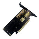 3"" 1 NGFF PCIE M.2 NVME SATA SSD to PCI E 4X SATA3 Apatter for 2230-2280 Cards