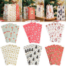 Christmas Advent Calendar Holiday Paper Bag Number Label Countdown Hanging Tags
