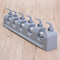 ABS Plastic Wall Mop Holder Broom Organizer 5 Slots 6 Hooks Multifunctiona