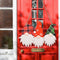 Xmas Decor Sign Gnome Door Hanger Christmas Door Decoration Hanging Sign Wood