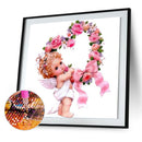 5D DIY Diamond Painting Little Angel Garland Full Drill Rhinestone Mosaic K