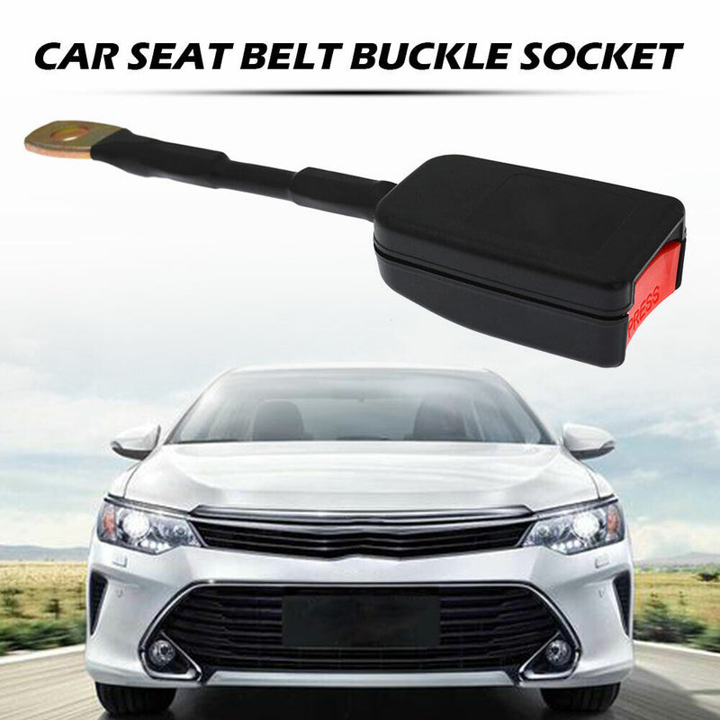 Unviersal Car Front Safety Seat Belt Seatbelt Buckle Socket Plug Connector