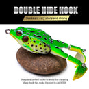 Bionic Frog Crankbait Lure 9.5cm 24g Silicone Soft Bait Outdoor Fishing Tackl