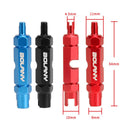 BOLANY Bike Valve Core Tool Aluminum Valve Core Wrench for Presta American Valve