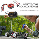 External Carbon Brush F540 Brushed Motor with 60A ESC for 1/10 RC Off-Road