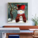 Snowman Full Square Drill Diamond Painting 5D DIY Rhinestone Picture Mosaic