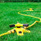 #A 360 Degree Rotating Garden Water Sprinkler Plastic Three-way Watering Device