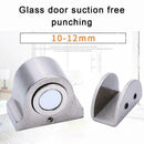 Magnetic Glass Door Stopper Steel Door Holder Furniture Hardware F9O2