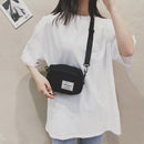 Fashion Women Canvas Patchwork Shoulder Phone Bag Casual Ladies Mini Handbags
