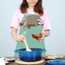Kitchen Aprons for Women Men Household Baking Tree Sloth Linen Cook Tablier