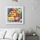 5D DIY Diamond Painting Fruit Tea Full Drill Rhinestone Mosaic Art Picture Kit
