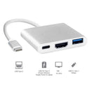 Female for Desktop Laptop HDMI-Type-C Compatible USB Converter Cable