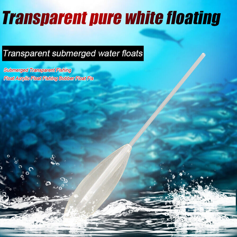 5pcs Fishing Floats Acrylic Transparent Carp Sea Casting Fishing Buoy Bobber
