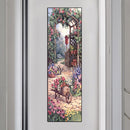 5D DIY Diamond Painting Garden Cart Full Round Drill Rhinestone Crafts 30x9