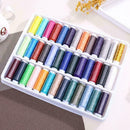 39pcs 200 Yard Mixed Colors Polyester Spool Sewing For Hand Z Th Set. A5O3