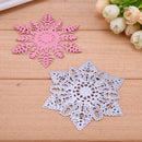 Silicone Snowflake Shape Seal DIY Stamping Scrapbook Paper Cut This Album Tool