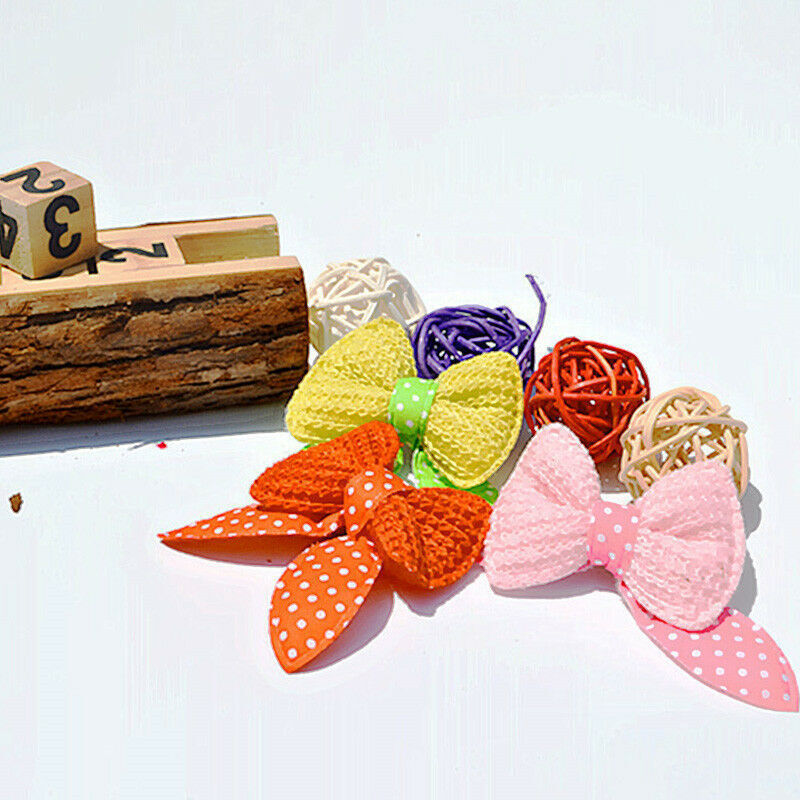 10pcs Dog Cat Puppy Hair Clips Hair Bows Tie Bowknot Sale Pet Grooming F3S9