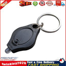 Mini Keychain Light LED Flashlight Emergency EDC Key Ring Torch (Black) Newly