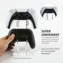 Acrylic Gamepad Stand for PS4/Xbox One/NS Series Controllers Holder (White)