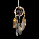 Feathers Beads LED Dream Catcher Home Hanging Dreamcatcher Net Lamp Decor