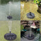Solar Bird Bath Fountain Pump Floating Solar Water Fountain Pump with Nozzles