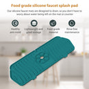 Kitchen Faucet Mat Silicone Sink Splash Guard Counter Draining Pad (Green) Newly