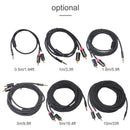 3pcs 3.5mm Jack Male to 2 RCA Aux Cable Cotton Braid for Home Theate (10 m)