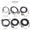 3pcs 3.5mm Jack Male to 2 RCA Aux Cable Cotton Braid for Home Theate (10 m)