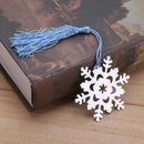 Office Book Marker Metal Snowflake Carry Bookmark Page Maker Pendant High Height