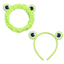 Cute Funny Frog Washing Face Hairband Skincare Hair Band Makeup Headband