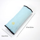 Plush Car Seat Belt Cover Breathable Kids Seatbelt Shoulder Pad (Sky Blue)