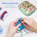 Nylon Yarn Storage Bag Crochet Thread Storage Case Sewing Kit Travel Organi