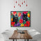 Black Cat in Flowers Oil Paint By Numbers Kit DIY Acrylic Painting Picture