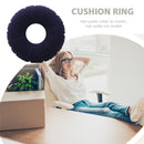 Inflatable Round Seat Cushion Massage Medical Hemorrhoid Pad (Dark Blue) Newly