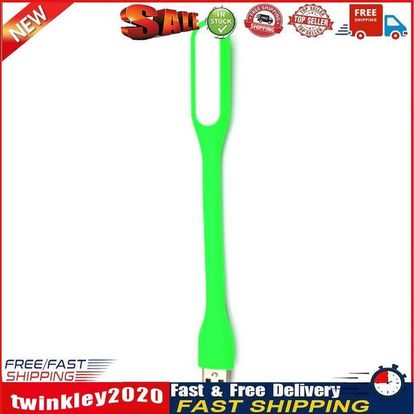 LED USB Lamp Mini Portable Laptop Book Reading Desk Night Lighting (Green) Newly