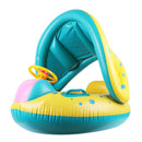 Baby Swimming Ring with Removable Sunroof, Inflatable Swimming Aid Safer