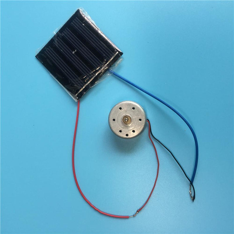 DIY Wood Rotating Solar Fan Experiments Assembling Educational Toys Gifts