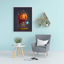 11CT 3 Beach Full Embroidery Pumpkin Cotton Print Cross Stitch Home Decoration